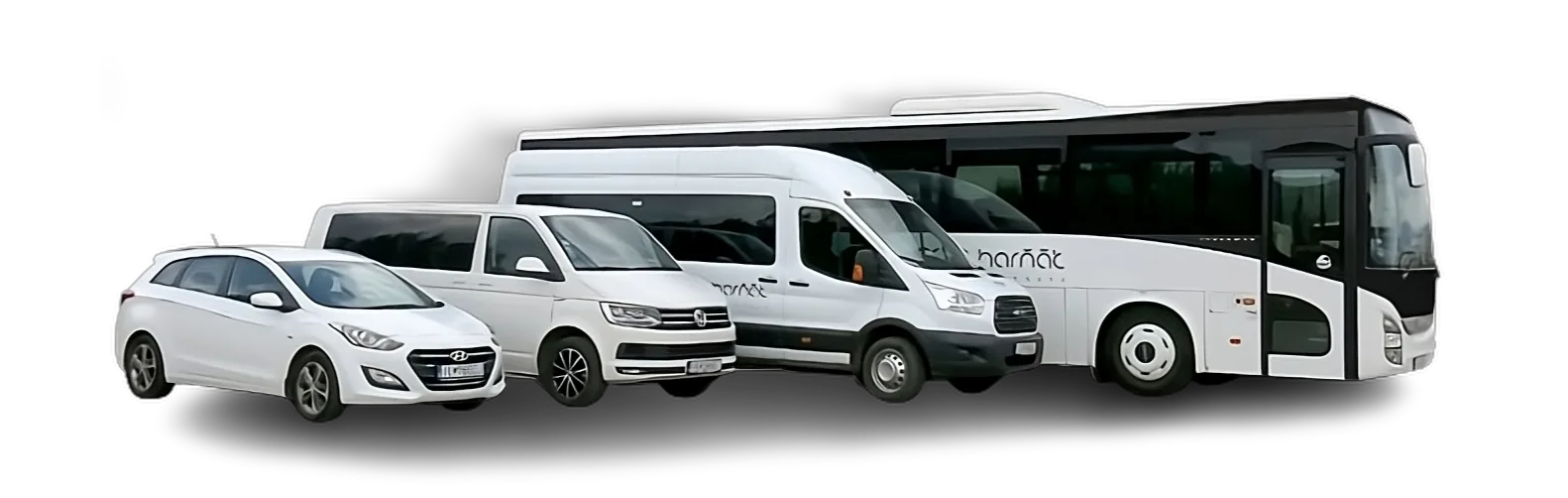 Vozový park Osobnej dopravy Harňák – autobusy, mikrobusy a osobné vozidlá